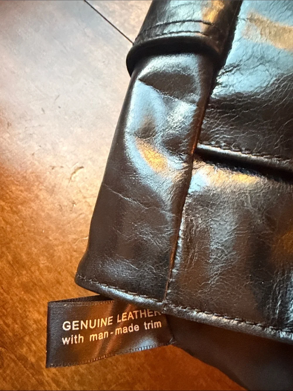 Giani Bernini Black Leather Satchel